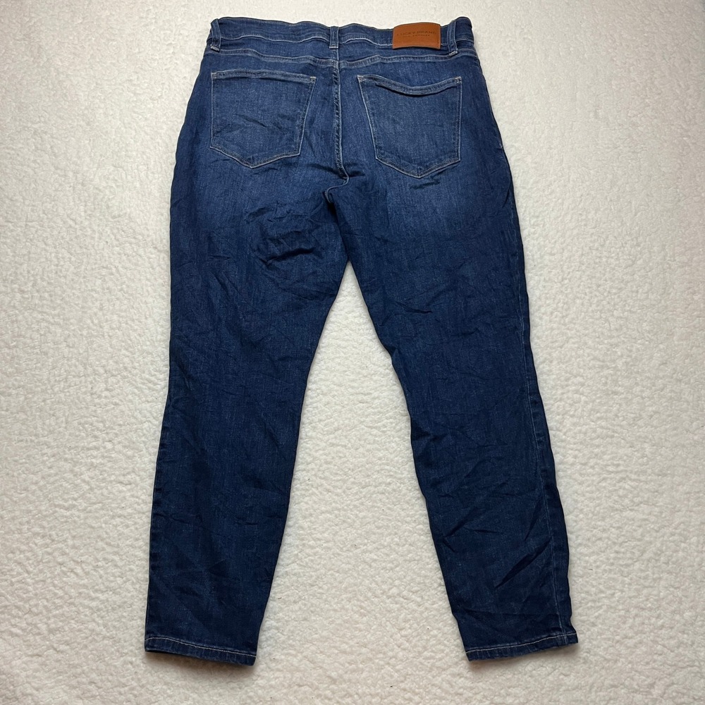 Lucky Brand Women’s Skinny Jeans - Dark Blue Wash - Picture 9 of 11